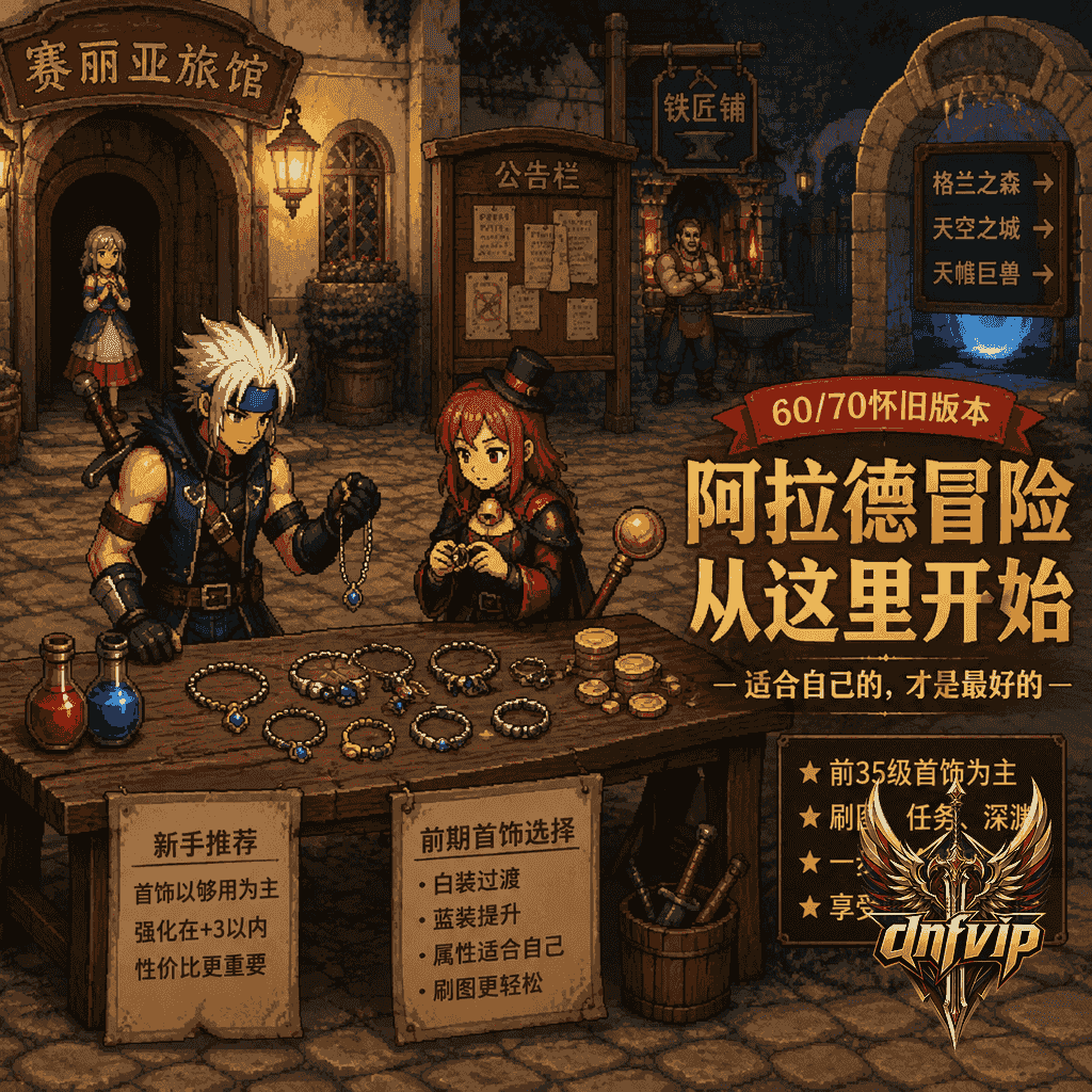 dnf怀旧服首饰怎么选