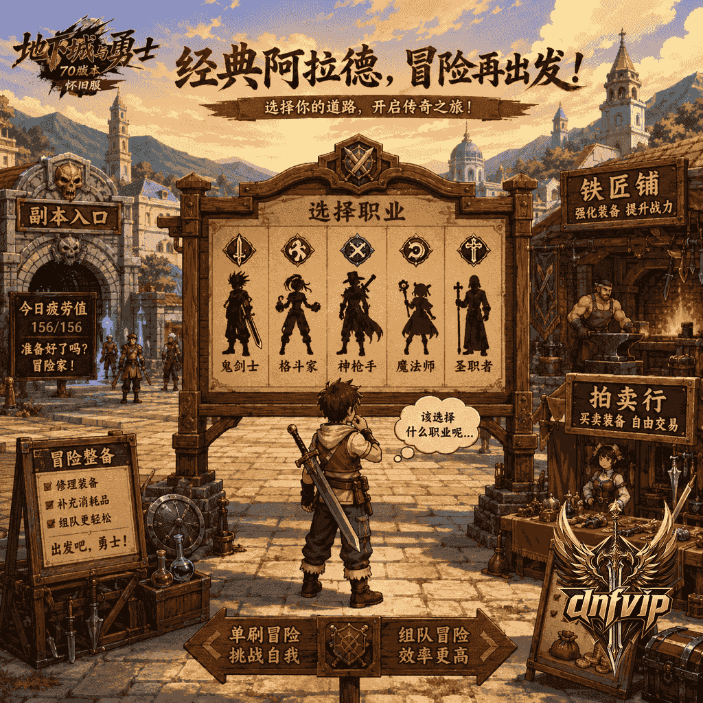 dnf70版本职业选择避坑
