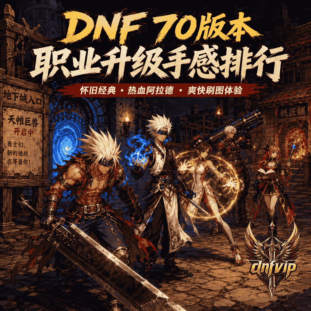 dnf70版本职业升级手感排行